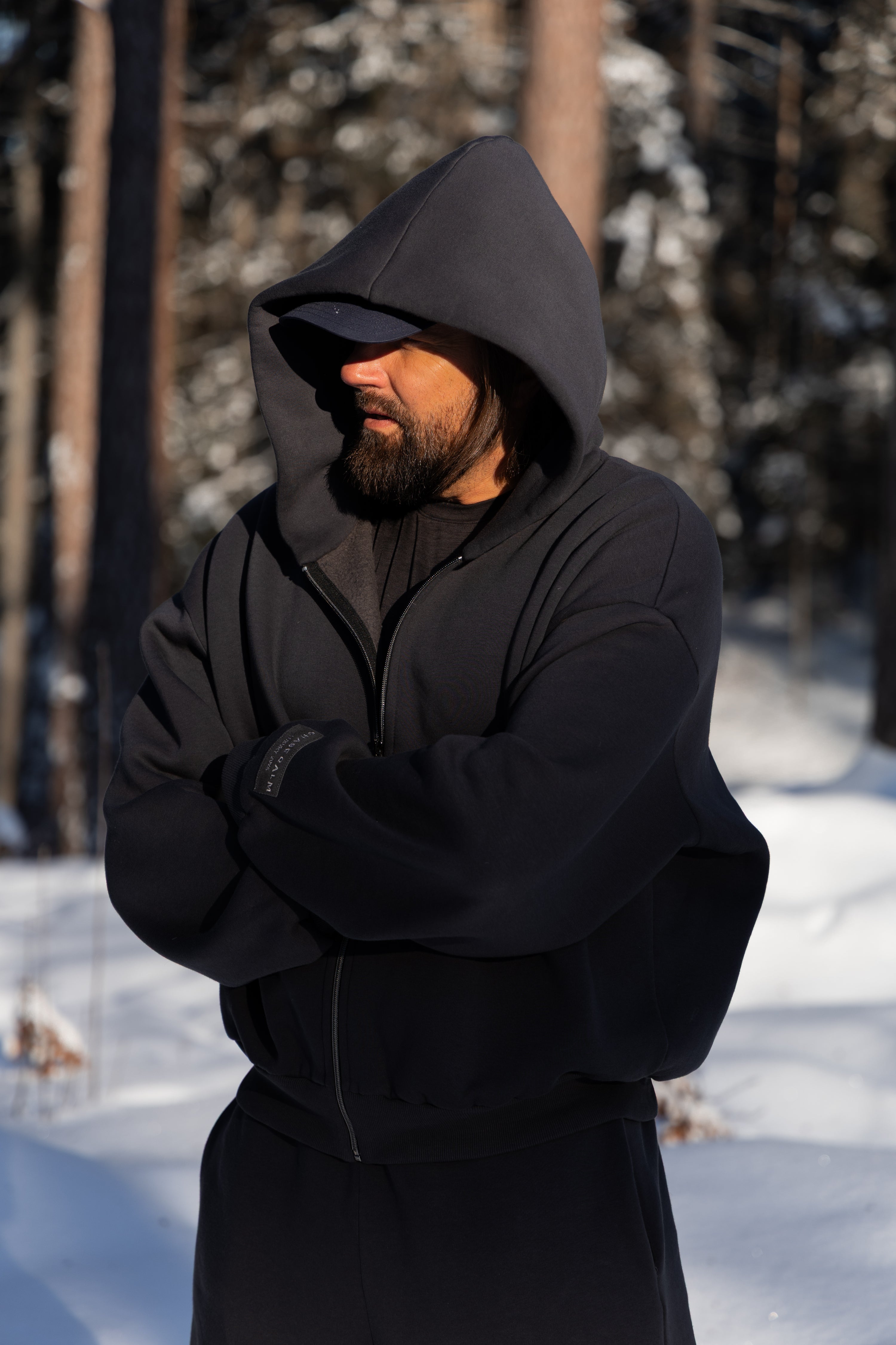 MIDNIGHT CC ZIP HOODIE